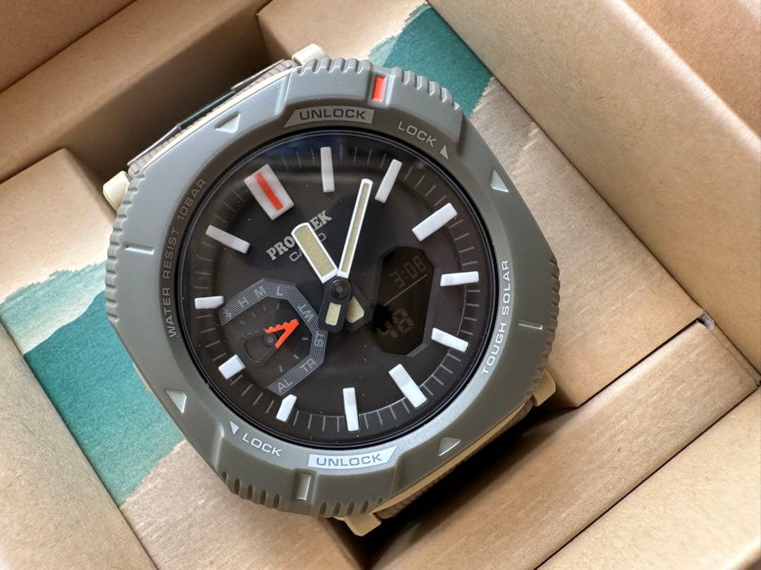 CASIO PRJ-B001-5JF Solar Men's Watch — Japanese