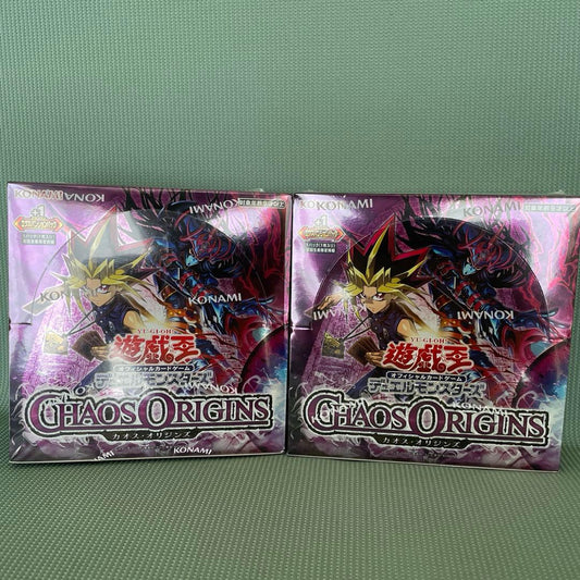 Yu-Gi-Oh Yu-Gi-Oh! Chaos Origins 2Box Shrink Pack + Limited Pack Box — Japanese