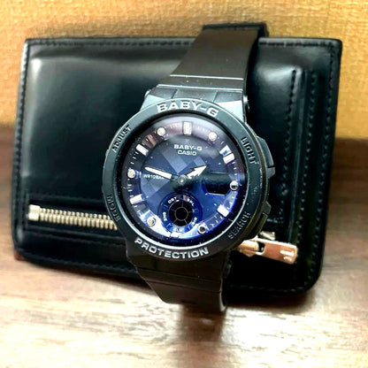 Casio Baby-G BGA-250 watch body only with blue light illumination, used excellent condition, Japan import
