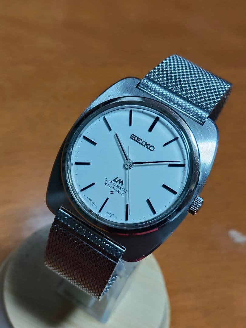 SEIKO 5601-7010 Automatic Men's Watch — Japanese