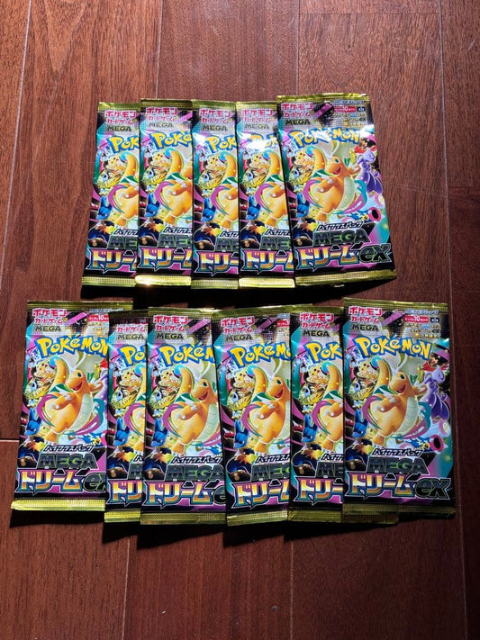Pokemon Pokémon Card Mega Dream ex Unopened 11 Packs Pack — Japanese