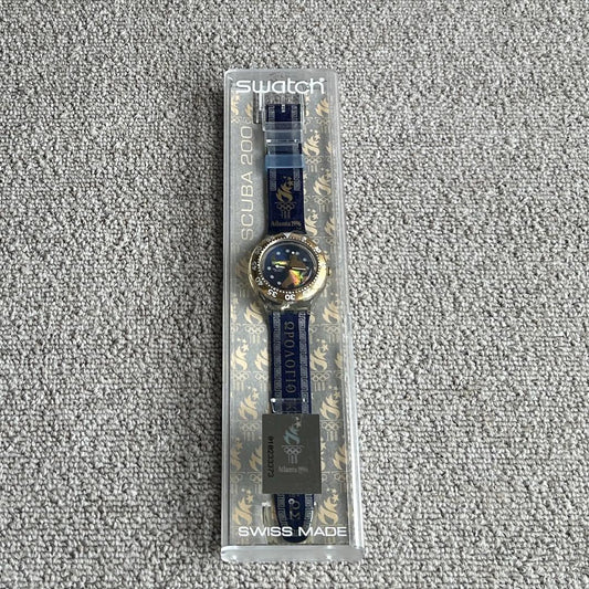 swatch SCUBA 200 1996 Atlanta Olympics Quartz Men's — Japanese