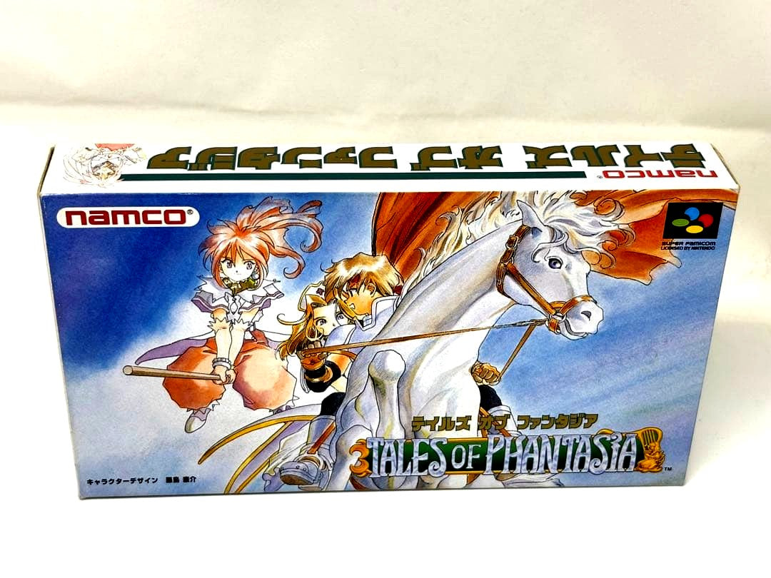Tales of Phantasia game cartridge for Nintendo Super Famicom with original label art