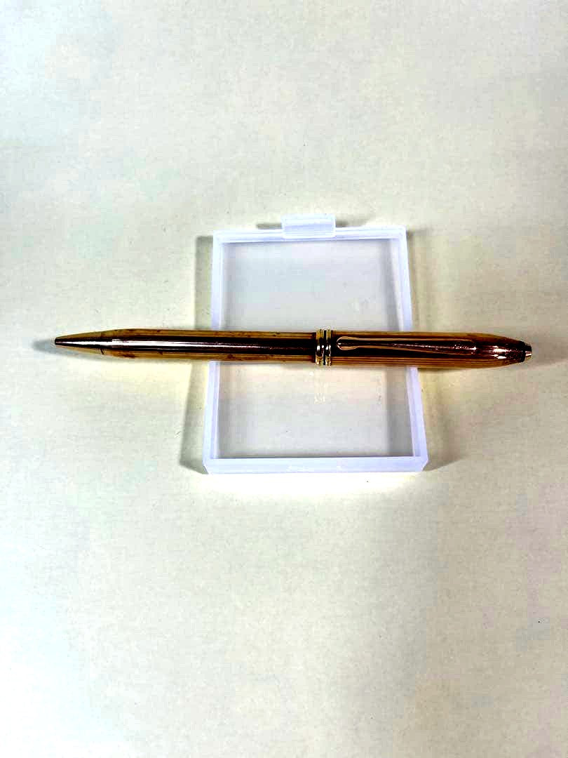 CROSS Classic Century ballpoint pen in gold color with twist mechanism, USA made