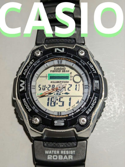 CASIO AQW-101 Quartz Men's Watch — Japanese