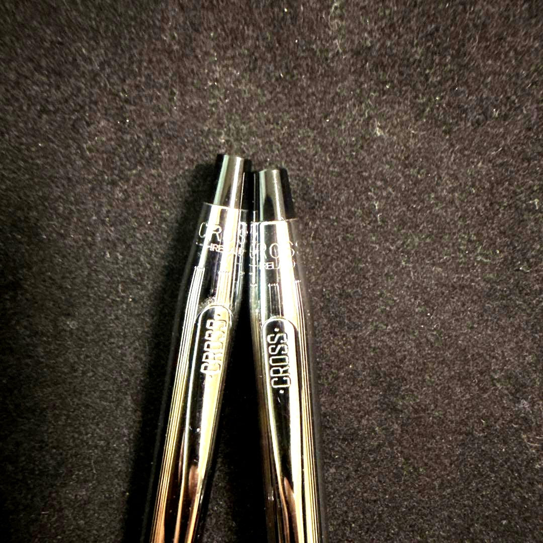 Vintage Cross Classic Century 2-piece pen set made in Ireland with Irish engravings