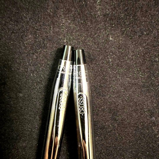 Vintage Cross Classic Century 2-piece pen set made in Ireland with Irish engravings