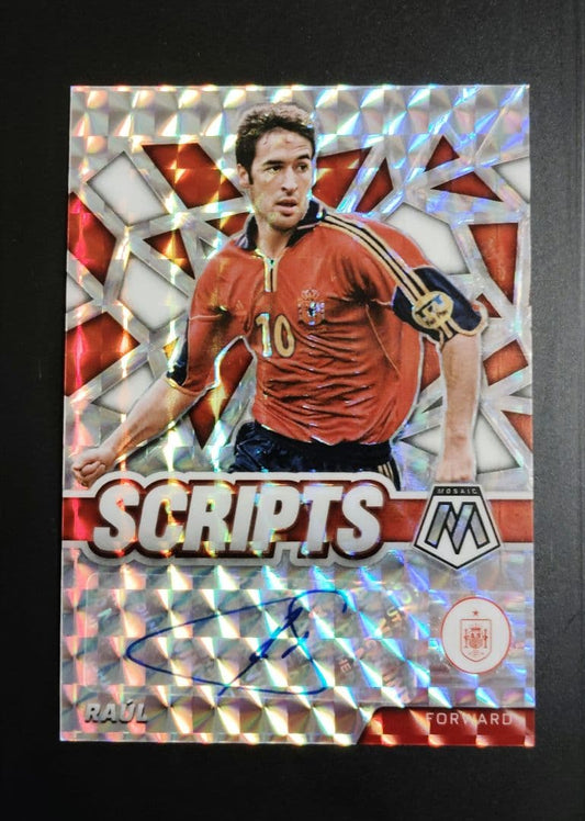 Raúl González Handwritten Signature Auto Parallel PANINI RAUL — Japanese