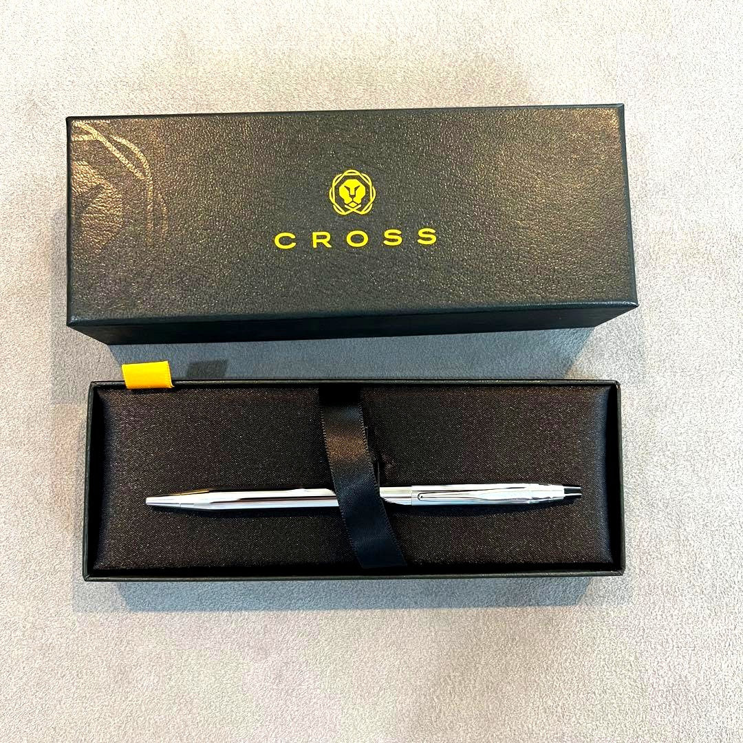 Cross Classic Century Chrome Ballpoint Pen with sleek chrome finish in box