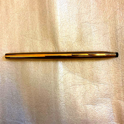 Cross 14KT Gold Filled Fountain Pen with slight scratches and dirt, made in USA