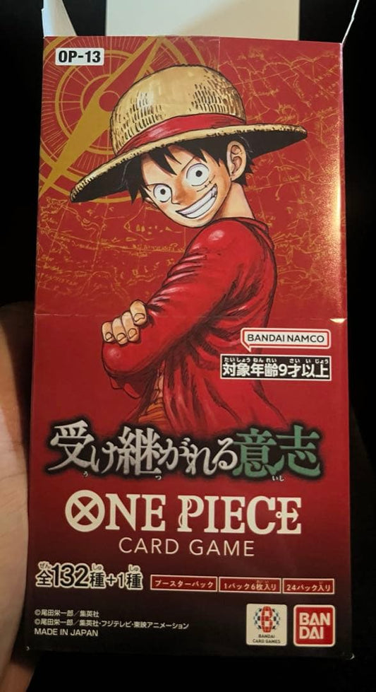 One Piece One Piece Card - Will of a Legacy 24-Pack Box Box — Japanese
