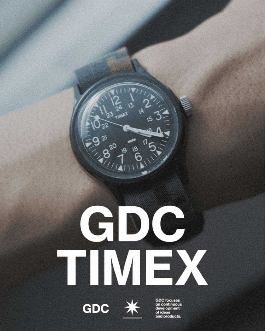 TIMEX GDC ミリタリーウォッチ 熊谷隆志 Men's Watch — Japanese
