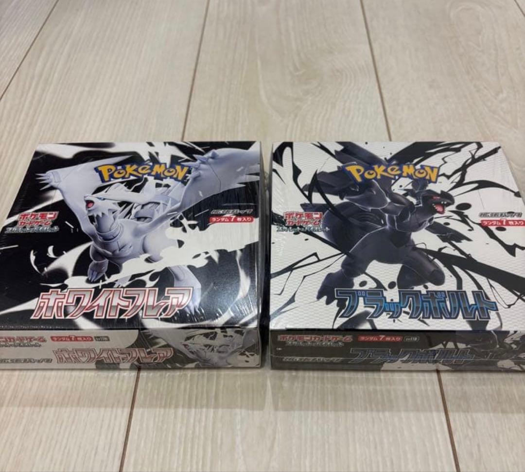Pokemon Pokémon Card Game White Flare Black Volt with Shrink Wrap Box — SV Expansion Pack White Flare — Japanese