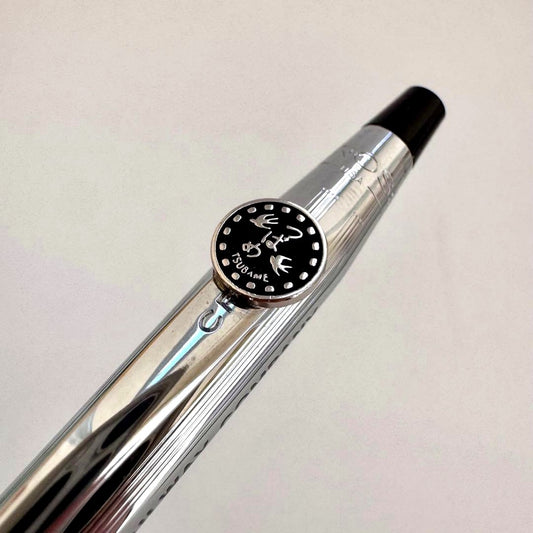 Lamy Classic Century Cross Chrome ballpoint pen with twist-click mechanism, vintage Japanese import
