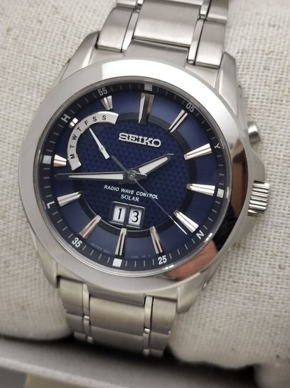 SEIKO SPIRIT V195-0BG0 Solar Men's Watch — Japanese