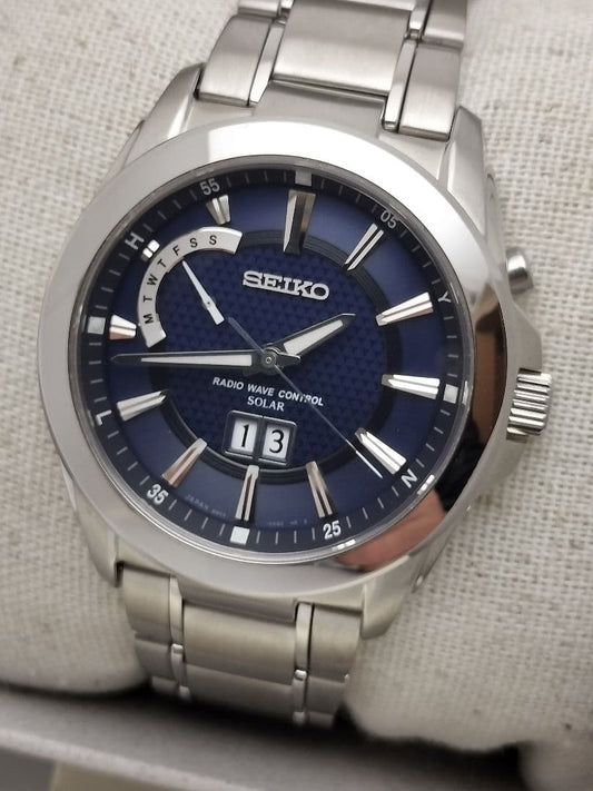 SEIKO SPIRIT V195-0BG0 Solar Men's Watch — Japanese