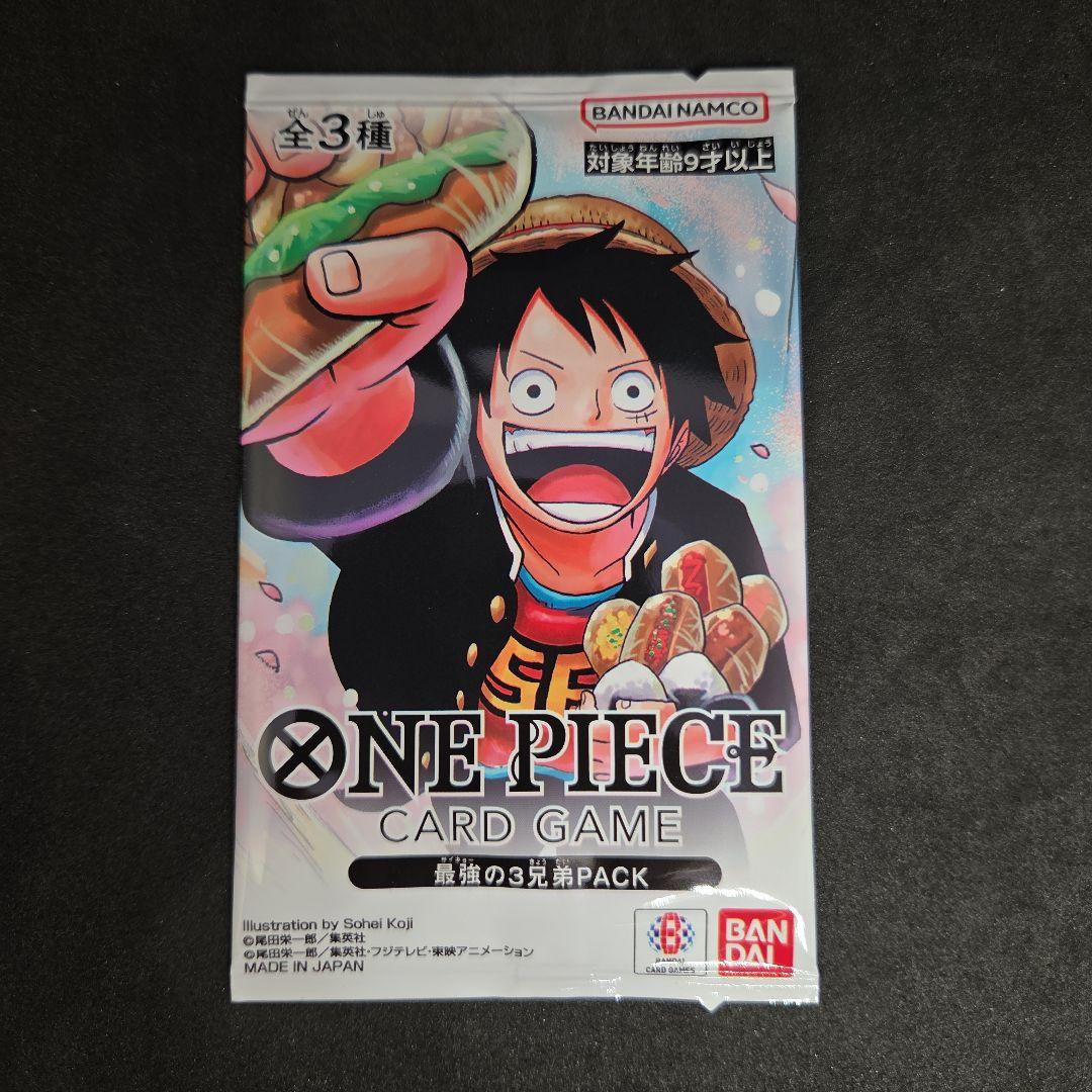 One Piece ONE PIECE Card Game The Strongest Three Brothers Pack Pack — Japanese