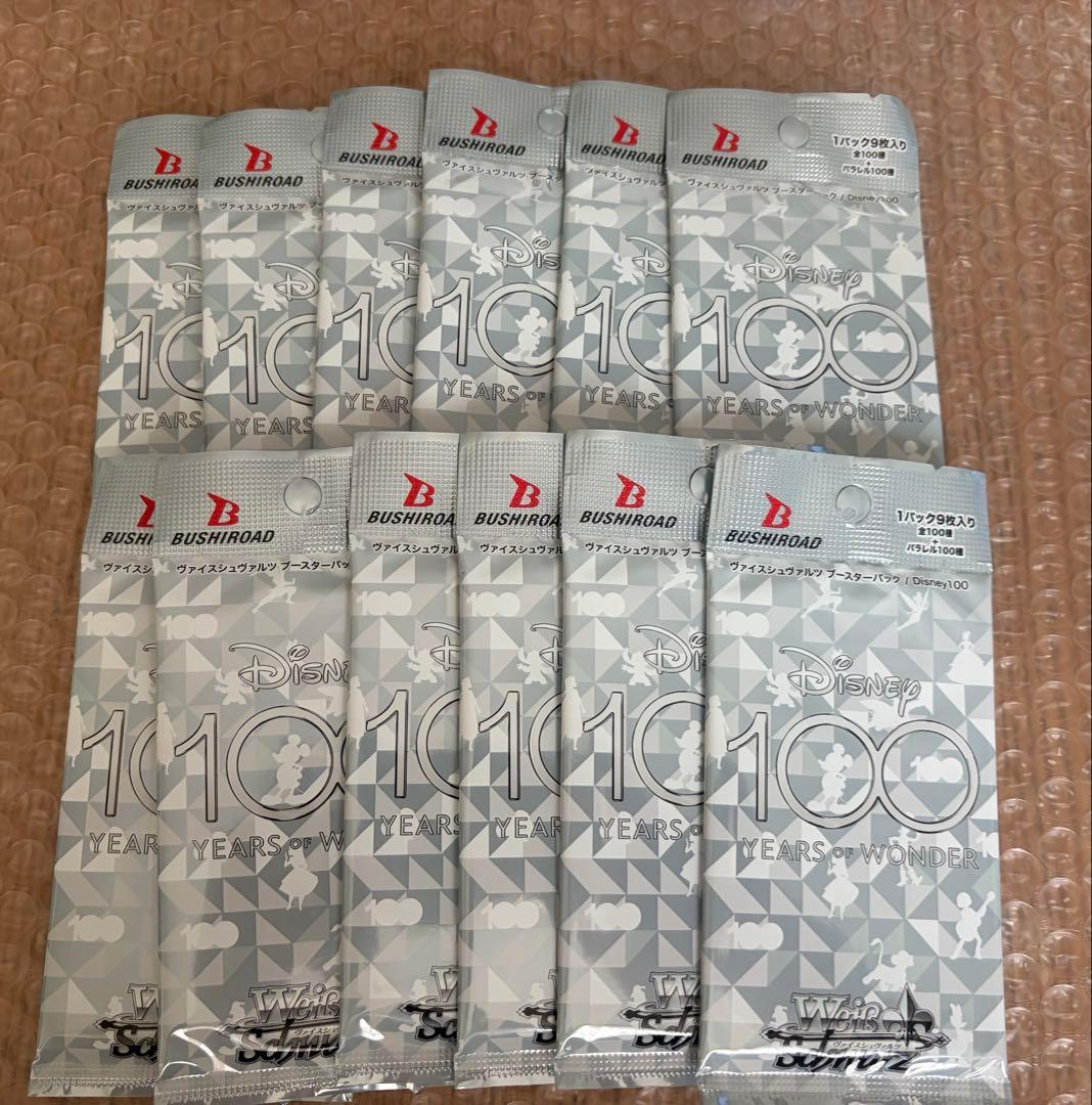 Weiss Schwarz Weiß Schwarz Disney 100 Unopened 12 Packs Pack — Japanese