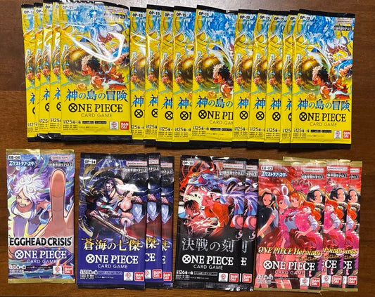 One Piece One Piece Card Bubble Pack 5-Card Set: Decisive Battle, Heroine, Blue Sea, etc. Pack — Japanese