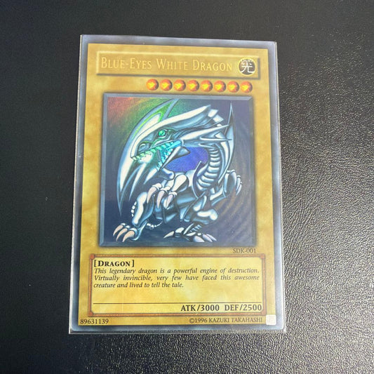 Yu-Gi-Oh Blue-Eyes White Dragon Ultra Rare — SDK-001 — Japanese