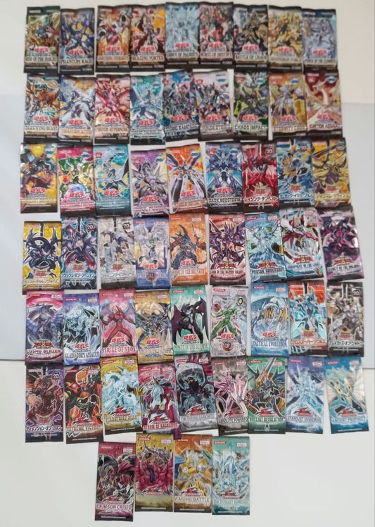 Yu-Gi-Oh Unopened Pack 122 Packs Yu-Gi-Oh! Discontinued Limited Unopened Retirement Pack — Japanese