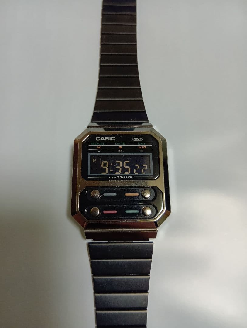 CASIO A100WE Digital Men's Watch — Japanese