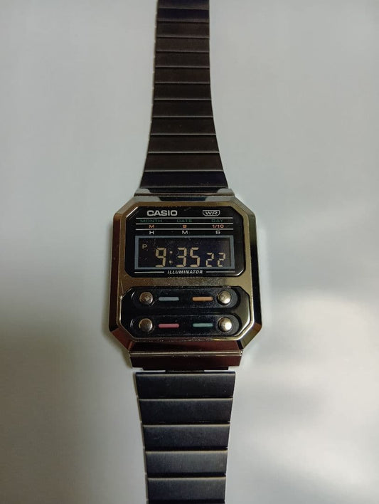 CASIO A100WE Digital Men's Watch — Japanese