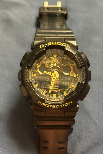 CASIO GA-100CF Digital Men's Watch — Japanese