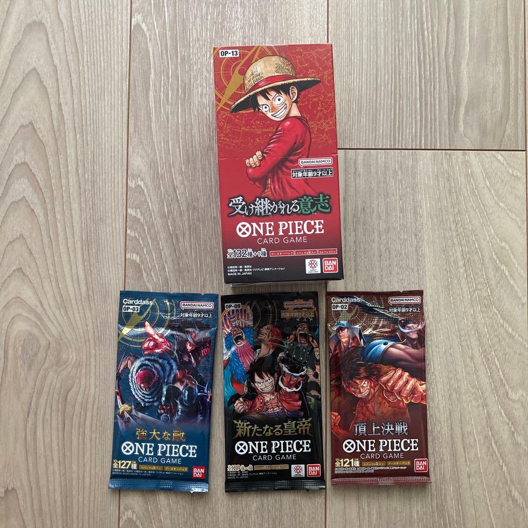 One Piece One Piece Card Unopened Box Pack Inherited Will New Emperor Box — Japanese