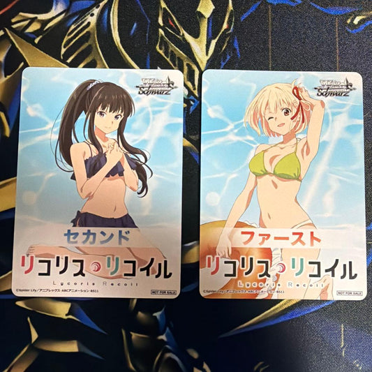 Weiss Schwarz LycoReco Tsubaki Chika & Takina Weiss Schwarz — Japanese