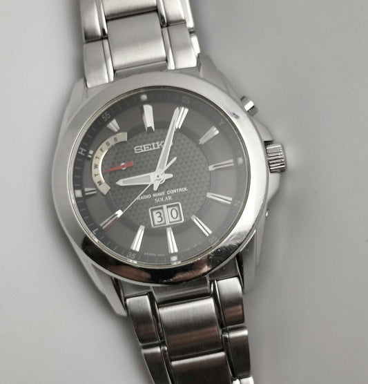 SEIKO SS015G Solar Men's Watch — Japanese