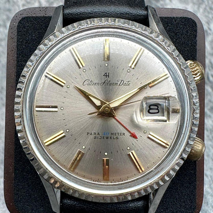 Citizen Alarm Date 4H Manual Men's Watch — Japanese