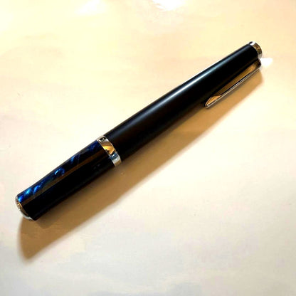 Timeline Ballpoint Pen in blue-black ink with Eternal Blue barrel, approximately 12cm long