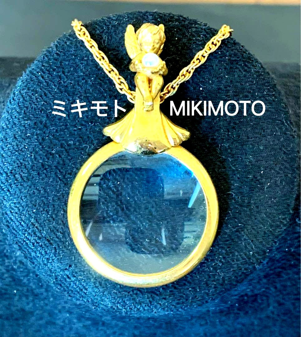 Vintage MIKIMOTO Loupe Akoya Pearl Necklace 75 cm length elegant jewelry