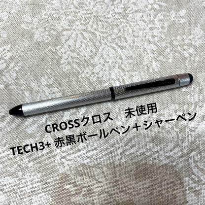Cross TECH3+ No.95 red and black ballpoint pen and mechanical pencil with three ink colors and stylus compatibility