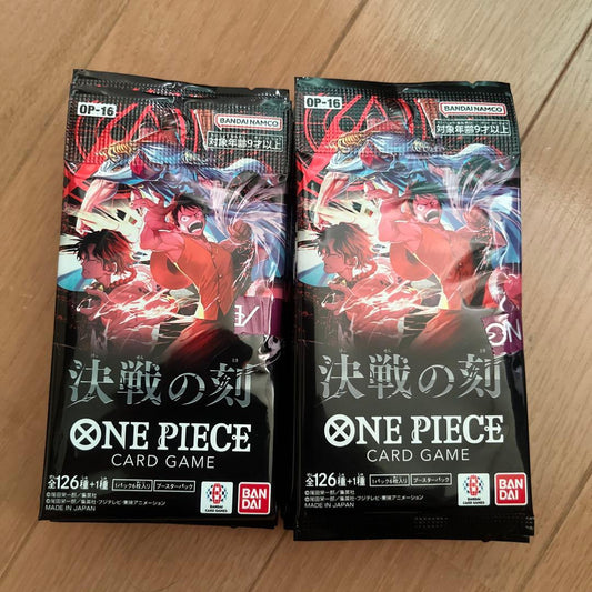 One Piece One Piece Card Game Clash of Fates OP-16 20 Pack Pack — OP-16 — Japanese