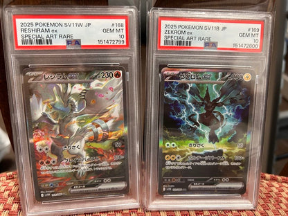 PSA 10 Pokemon Zekrom ex SAR — Japanese
