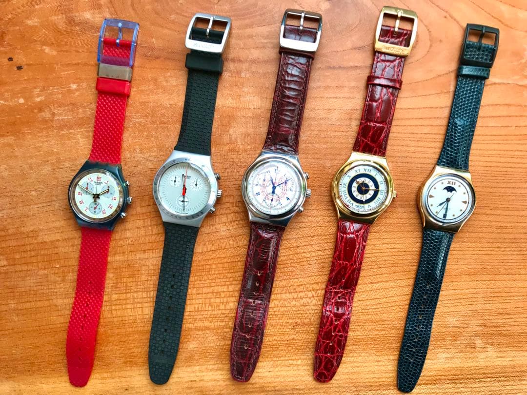 swatch Irony Moonface Set Analog Men's — Japanese