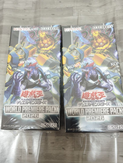 Yu-Gi-Oh Yu-Gi-Oh! World Premiere Pack 2026 Box — Japanese