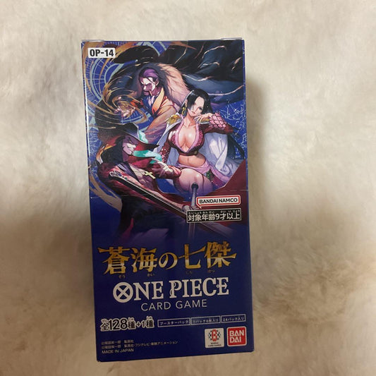 One Piece One Piece Card Game OP-14 The Seven Warlords of the Sea 1BOX Tape-in Box — OP-14 — Japanese
