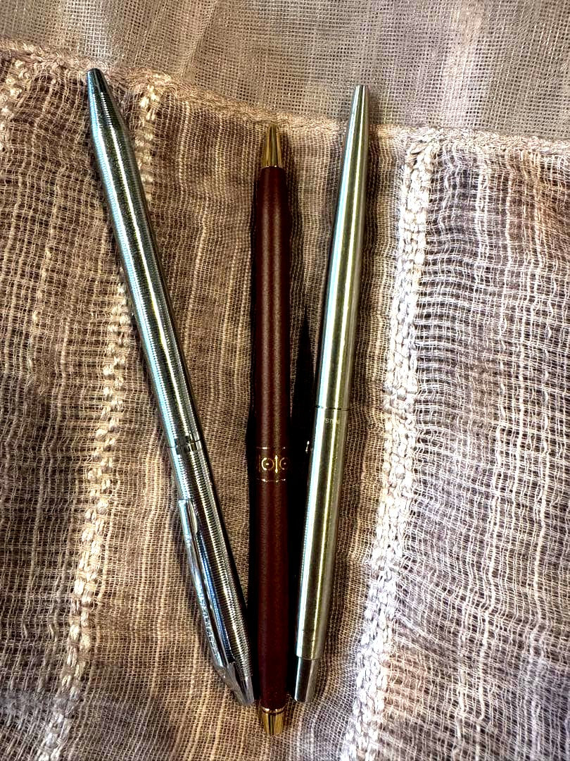 Cross ballpoint pen multi-pack including pens with blue and red ink variants