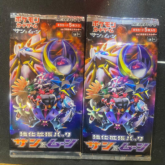 Pokemon Pokémon Card Game Sun & Moon Enhanced Expansion Pack Sun & Moon Pack Unopened Pack — Japanese