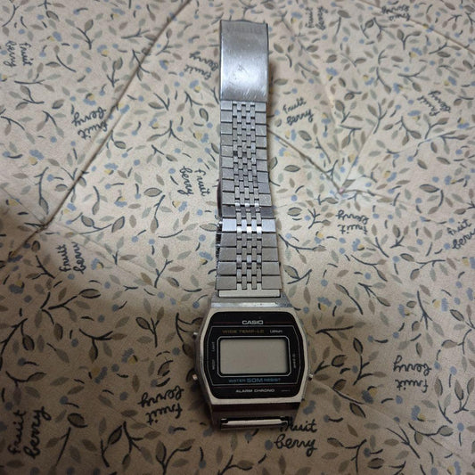 CASIO WIDE TEMP-LC WW-34 Digital Men's Watch — Japanese