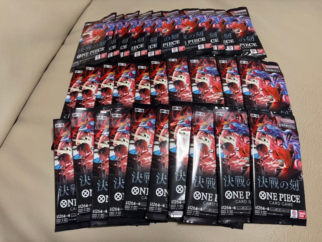 One Piece One Piece Card Game: Battle of the Decisive Moment Unopened Pack Bag Pack 30 Pac Pack — Japanese