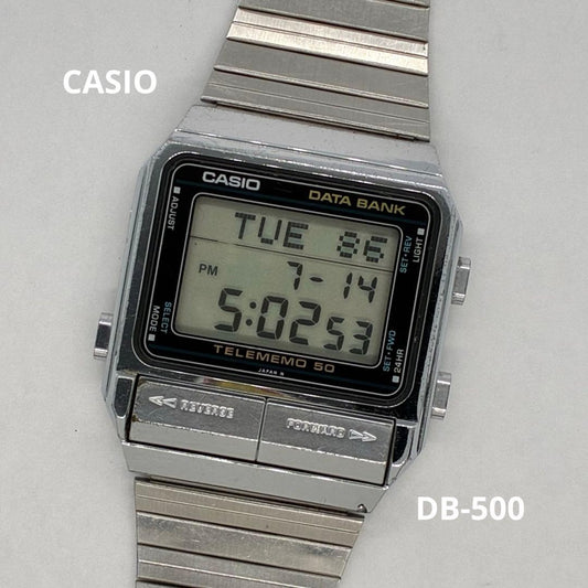 CASIO DB-500 2468 Quartz Men's Watch — Japanese