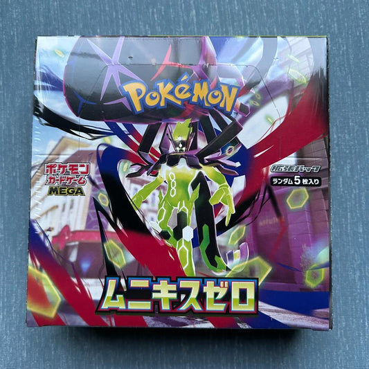 Pokemon New Unopened MEGA Munikis Zero BOX with Shrink Wrap Box — M Expansion Pack Nihil Zero — Japanese