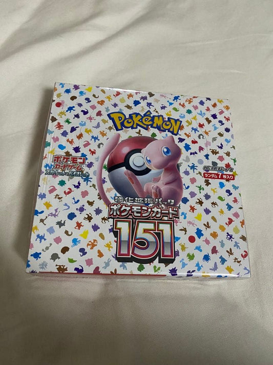 Pokemon Pokémon Card 151 BOX Unopened with Shrink Wrap Box — Japanese