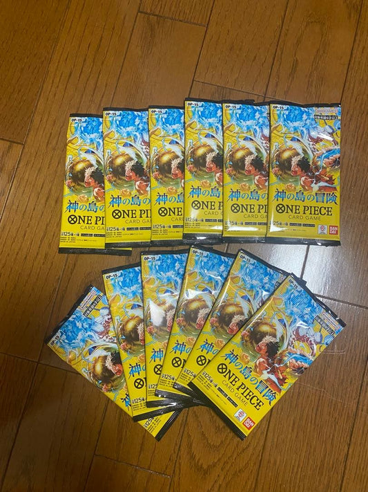 One Piece One Piece Card Adventure of the Island of Gods 12 Pack Set Pack — OP-15 — Japanese