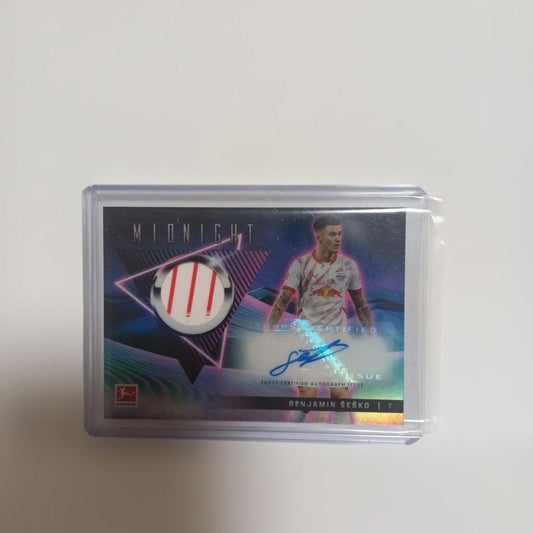 Benjamin Sesko Topps Midnight 直筆サイン レリック — Japanese