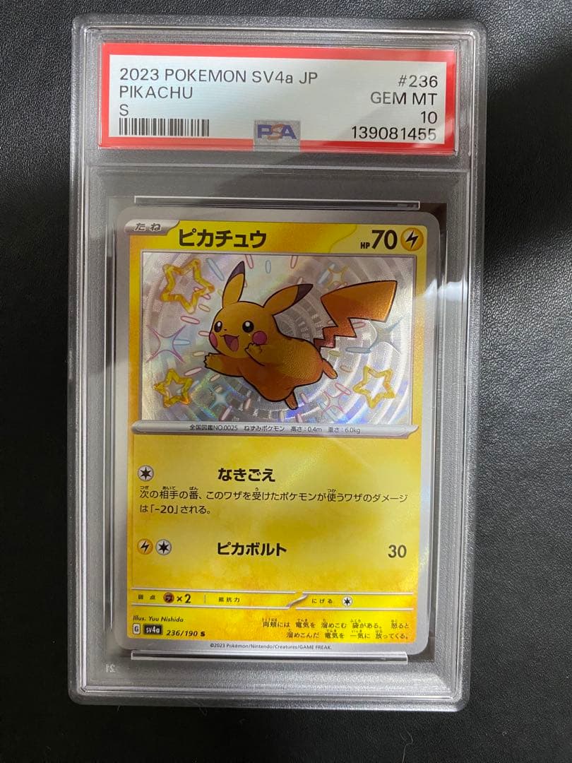 PSA 10 Pokemon Pikachu ex — Japanese